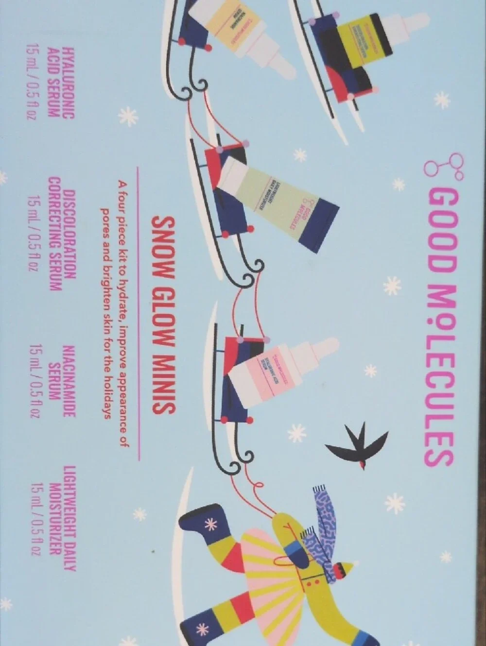 Snow Glow Minis - By Good Molecules 4 Pc Winter Skincare Set